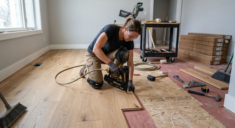 Hardwood Floor Installation in Forney, TX