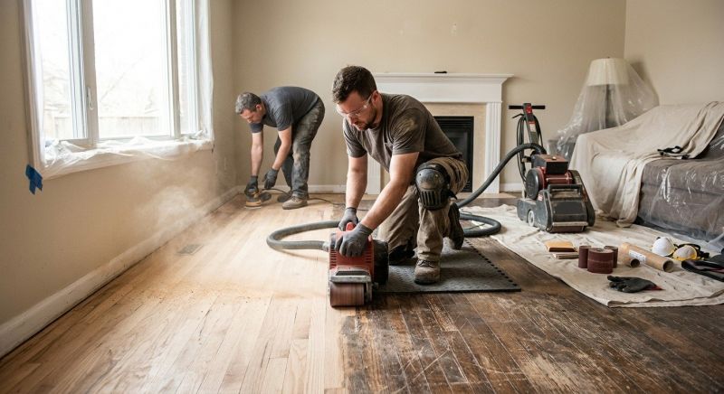Hardwood Floor Renovation in Terrell, TX