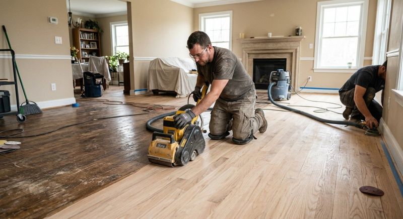 Hardwood Floor Renovation in Terrell, TX