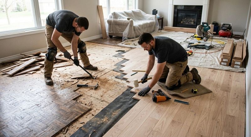 Hardwood Replacement in Rockwall County, TX
