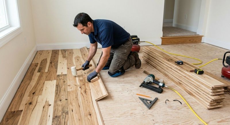Hickory Floor Installation in Terrell, TX