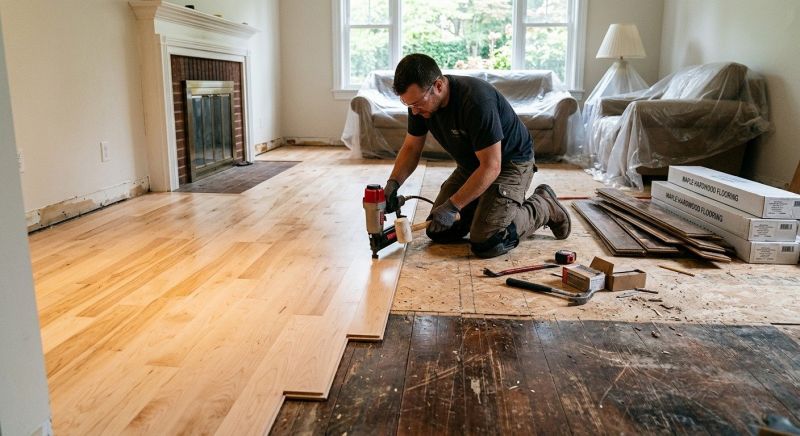 Maple Flooring Installation in Dallas County, TX