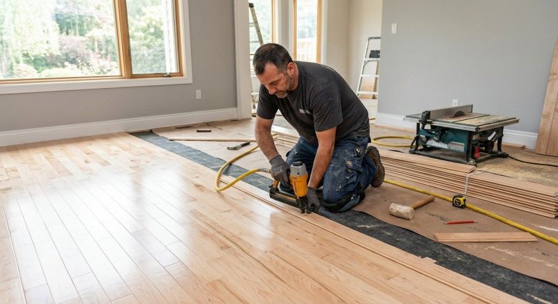 Maple Flooring Installation in Sachse, TX