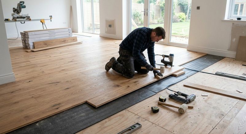 Oak Floor Installation in Terrell, TX