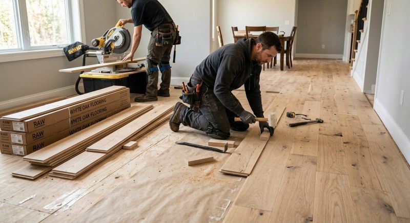 Oak Floor Installation in Terrell, TX