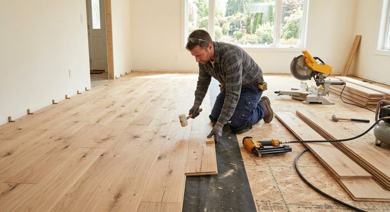 Oak Floor Installation in Seagoville, TX