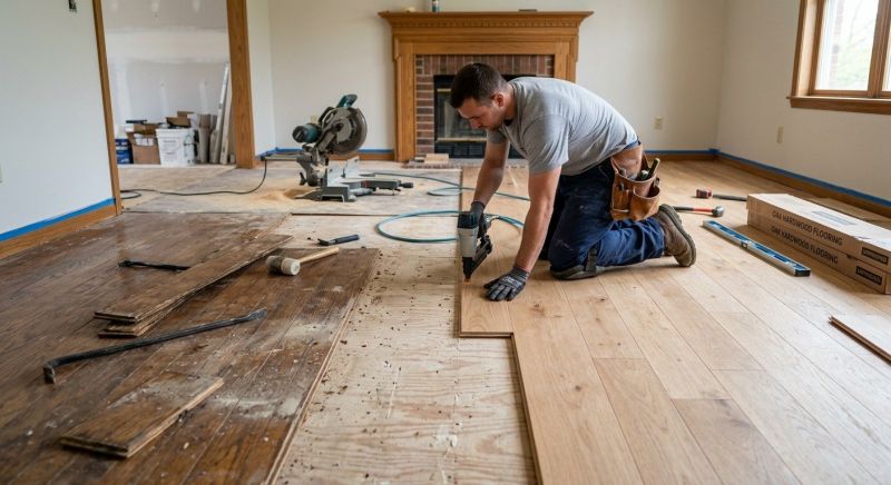 Oak Floor Replacement in Terrell, TX