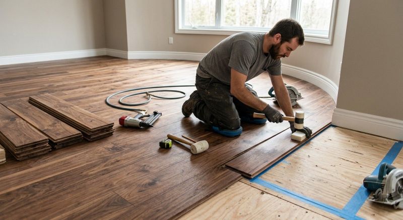 Walnut Flooring Installation in Terrell, TX