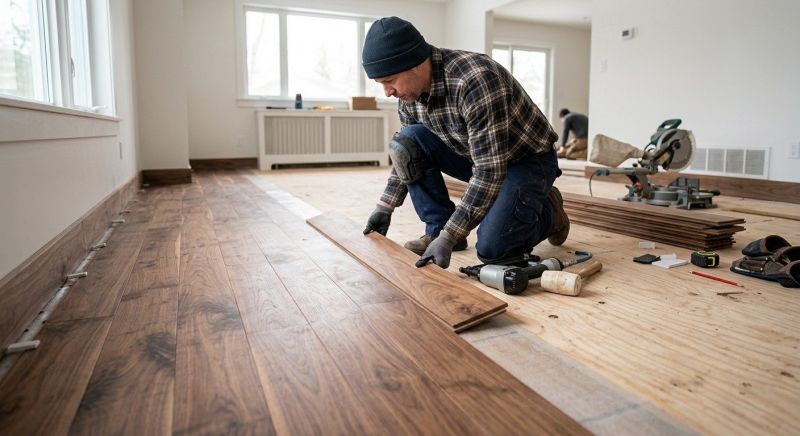 Walnut Flooring Installation in Terrell, TX
