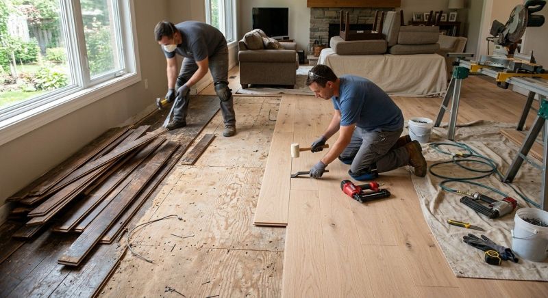 Wood Floor Replacement in Dallas, TX
