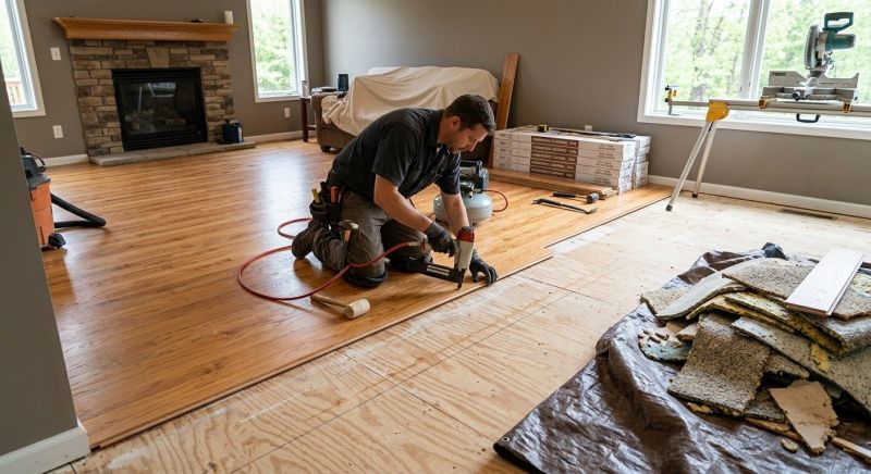 Wood Floor Replacement in Nevada, TX