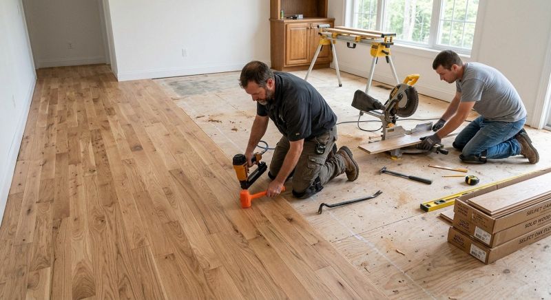 Wood Floor Replacement in Nevada, TX